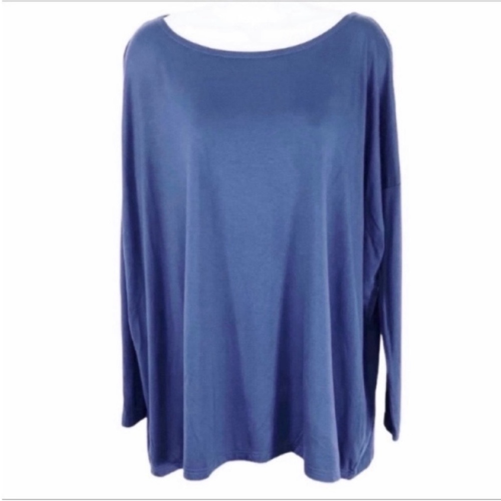 PIKO 1988 long sleeve tunic top NEW blue